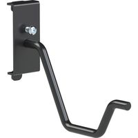 トラスコ中山 TRUSCO パンチングパネル用電気ドリルフック2穴掛け 1本爪 黒 SF-S-4-BK 1個 689-0837（直送品）