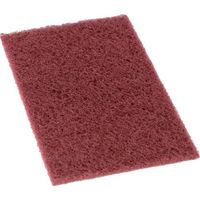 トラスコ中山 TRUSCO エコノミー不織布研磨パッド 10枚入 #320相当 赤茶色 TEFP-320 1パック(10枚)（直送品）