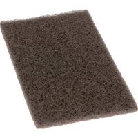 トラスコ中山 TRUSCO エコノミー不織布研磨パッド 10枚入 #600相当 こげ茶色 TEFP-600 1パック(10枚)（直送品）