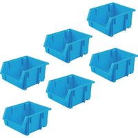 トラスコ中山 TRUSCO 【まとめ買い】VN型コンテナ 3.8L ブルー 80個 VN-3N-B-80P 1セット(80個)（直送品）