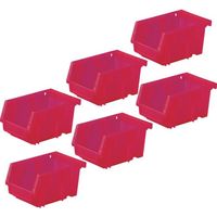 トラスコ中山 TRUSCO 【まとめ買い】VN型コンテナ 3.8L クリアレッド 80個 VN-3N-CR-80P 1セット(80個)（直送品）