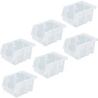 トラスコ中山 TRUSCO 【まとめ買い】VN型コンテナ 3.8L 半透明 80個 VN-3N-TM-80P 1セット(80個)（直送品）