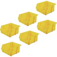 トラスコ中山 TRUSCO 【まとめ買い】VN型コンテナ 3.8L イエロー 80個 VN-3N-Y-80P 1セット(80個)（直送品）
