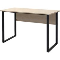 トラスコ中山 TRUSCO 平机 木目天板黒脚 W1200×D600×H700mm TRLD1260-NAA 1台 685-7544（直送品）