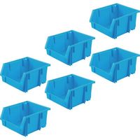 トラスコ中山 TRUSCO 【まとめ買い】VN型コンテナ 0.6L ブルー 160個 VN-1N-B-160P 1セット(160個)（直送品）