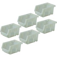 TRUSCO 【まとめ買い】VN型コンテナ 0.6L クリアグレー 160個 VN-1N-CGY-160P 1セット(160個)（直送品）