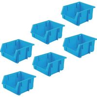 トラスコ中山 TRUSCO 【まとめ買い】VN型コンテナ 1.8L ブルー 160個 VN-2N-B-160P 1セット(160個)（直送品）