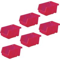 トラスコ中山 TRUSCO 【まとめ買い】VN型コンテナ 1.8L クリアレッド 160個 VN-2N-CR-160P 1セット(160個)（直送品）