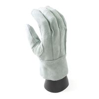 カヴァーワーク 牛床皮手袋 白 フリーサイズ 10双 FT-4000-F-10P 1組（直送品）