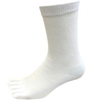 カヴァーワーク メッシュ靴下 5本指カカト付 3足組 白 5セット SS-319-3P-WH-5SET 1組（直送品）