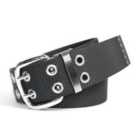 カヴァーワーク 【日本製】ナイロン2ピンベルト38mm幅 ブラック 110mm 3本 FT-1069-BK-110-3P 1セット(5本)（直送品）