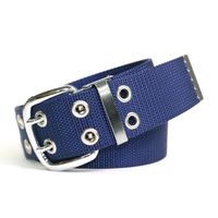 カヴァーワーク 【日本製】ナイロン2ピンベルト38mm幅 ネイビー 110mm FT-1069-NV-110-3P 1セット(5本)（直送品）