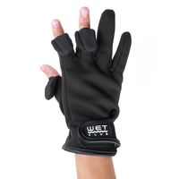 カヴァーワーク Wet Club 手袋 2.5mm 指出し付 ブラック S 2双 FT-356602-S-2P 1セット(5双)（直送品）