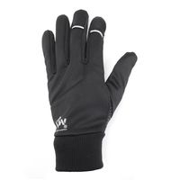 カヴァーワーク フリースソフト防風グローブ ブラック L 2足 FT-355406-BK-L-2P 1セット(3双)（直送品）