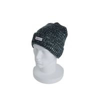 カヴァーワーク 杢柄ニット帽 杢ブラック 3枚 AG-153-BK-3P 1セット(15枚:3枚×5枚)（直送品）
