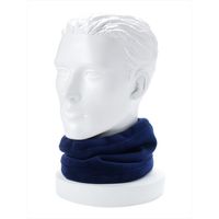 カヴァーワーク ベロアネックウォーマー ネイビー 2枚 AG-98-NV-2P 1セット(10枚:2枚×5枚)（直送品）