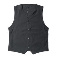 カヴァーワーク シアサッカーストレッチジレ チャコール SS V-22013-CT-SS 1枚（直送品）