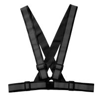 カヴァーワーク ストレッチリフレクションベルト ブラック 3本 FT-KS-60-3P 1セット(5個)（直送品）