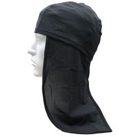 カヴァーワーク 接触冷感キャップ タレ付 ブラック FT-5807-BK 1セット(3枚)（直送品）