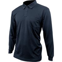 カヴァーワーク 吸汗速乾ポロシャツ 長袖 ネイビー 5L 2枚 TMF-2601-NV-5L 1枚（直送品）