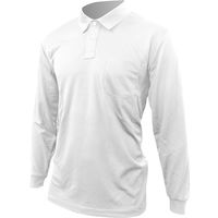 カヴァーワーク 吸汗速乾ポロシャツ 長袖 ホワイト 5L 2枚 TMF-2601-WH-5L 1枚（直送品）