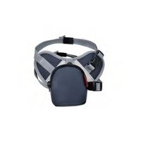 オージーケー技研 buddiQ PETー005 ミニリュック付きハーネス グレー/ネイビー PET-005グレーネイビー 1個（直送品）