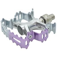 ペダル Aurora(オーロラ) Ezy Superior パープル/シルバー AuroraEzySuperiorパープルシルバー 1ペア（直送品）