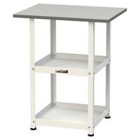 軽量作業用/天板付き150ワゴン 耐荷重50kg 固定式H738mm RoHS2指令対応塩ビシート天板 ワークテーブル150シリーズ HTR（直送品）