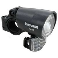 山田電器工業 YBー300 ハブダイナモランプ (省電力ハンドル・カゴ下用) 黒(ーK) 1個（直送品）