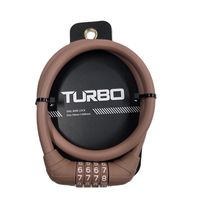 TURBO(ターボ) TURBO ダイヤル錠(ストレート) Tー2025 10×600mm モカ・ムース 1個（直送品）
