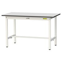 軽量作業台/耐荷重150kg 固定式H740mm RoHS2指令対応塩ビシート天板 ワークテーブル150シリーズ SURー1260ーGYW（直送品）