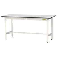 軽量作業台/耐荷重150kg 固定式H740mm RoHS2指令対応塩ビシート天板 ワークテーブル150シリーズ SURー1560ーGYW（直送品）