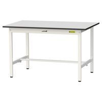 軽量作業台/耐荷重150kg 固定式H740mm RoHS2指令対応塩ビシート天板 ワークテーブル150シリーズ SURー1275ーGYW（直送品）