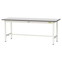 軽量作業台/耐荷重150kg 固定式H740mm RoHS2指令対応塩ビシート天板 ワークテーブル150シリーズ SURー1860ーGYW（直送品）