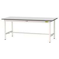 軽量作業台/耐荷重150kg 固定式H740mm RoHS2指令対応塩ビシート天板 ワークテーブル150シリーズ SURー1875ーGYW（直送品）