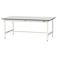 軽量作業台/耐荷重150kg 固定式H740mm RoHS2指令対応塩ビシート天板 ワークテーブル150シリーズ SURー1890ーGYW（直送品）