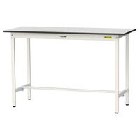 軽量作業台/耐荷重150kg 固定式H950mm RoHS2指令対応塩ビシート天板 ワークテーブル150シリーズ SURHー1560ーGYW（直送品）