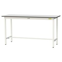 軽量作業台/耐荷重150kg 固定式H950mm RoHS2指令対応塩ビシート天板 ワークテーブル150シリーズ SURHー1860ーGYW（直送品）