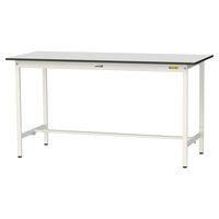 軽量作業台/耐荷重150kg 固定式H950mm RoHS2指令対応塩ビシート天板 ワークテーブル150シリーズ SURHー1875ーGYW（直送品）