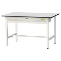 軽量作業台/耐荷重150kg 固定式H740mm ワイド引き出し付き RoHS2指令対応塩ビシート天板 ワークテーブル150シリーズ SUR（直送品）