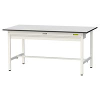 軽量作業台/耐荷重150kg 固定式H740mm ワイド引き出し付き RoHS2指令対応塩ビシート天板 ワークテーブル150シリーズ SUR（直送品）