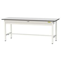 軽量作業台/耐荷重150kg 固定式H740mm ワイド引き出し付き RoHS2指令対応塩ビシート天板 ワークテーブル150シリーズ SUR（直送品）