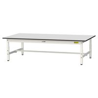 軽量作業台/耐荷重150kg 高さ調整低床用H401~576mm RoHS2指令対応塩ビシート天板 ワークテーブル150シリーズ SURAL（直送品）