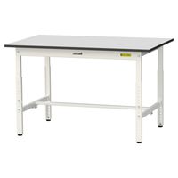 軽量作業台/耐荷重150kg 高さ調整H600~900mm RoHS2指令対応塩ビシート天板 ワークテーブル150シリーズ SURAー127（直送品）