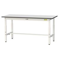 軽量作業台/耐荷重150kg 高さ調整H600~900mm RoHS2指令対応塩ビシート天板 ワークテーブル150シリーズ SURAー156（直送品）