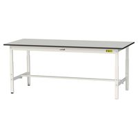 軽量作業台/耐荷重150kg 高さ調整H600~900mm RoHS2指令対応塩ビシート天板 ワークテーブル150シリーズ SURAー187（直送品）