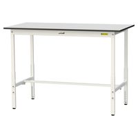 軽量作業台/耐荷重150kg 高さ調整H900~1200mm RoHS2指令対応塩ビシート天板 ワークテーブル150シリーズ SURAHー1（直送品）