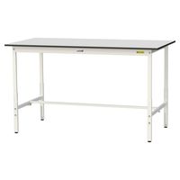 軽量作業台/耐荷重150kg 高さ調整H900~1200mm RoHS2指令対応塩ビシート天板 ワークテーブル150シリーズ SURAHー1（直送品）