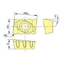 MOLDINO APMT120508RーN3:JM4160 カッタ用インサート 160530 1セット(10ケ)（直送品）