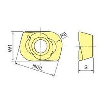 MOLDINO EDMT070220R:JP4105 カッタ用インサート 160425 1セット(10ケ)（直送品）